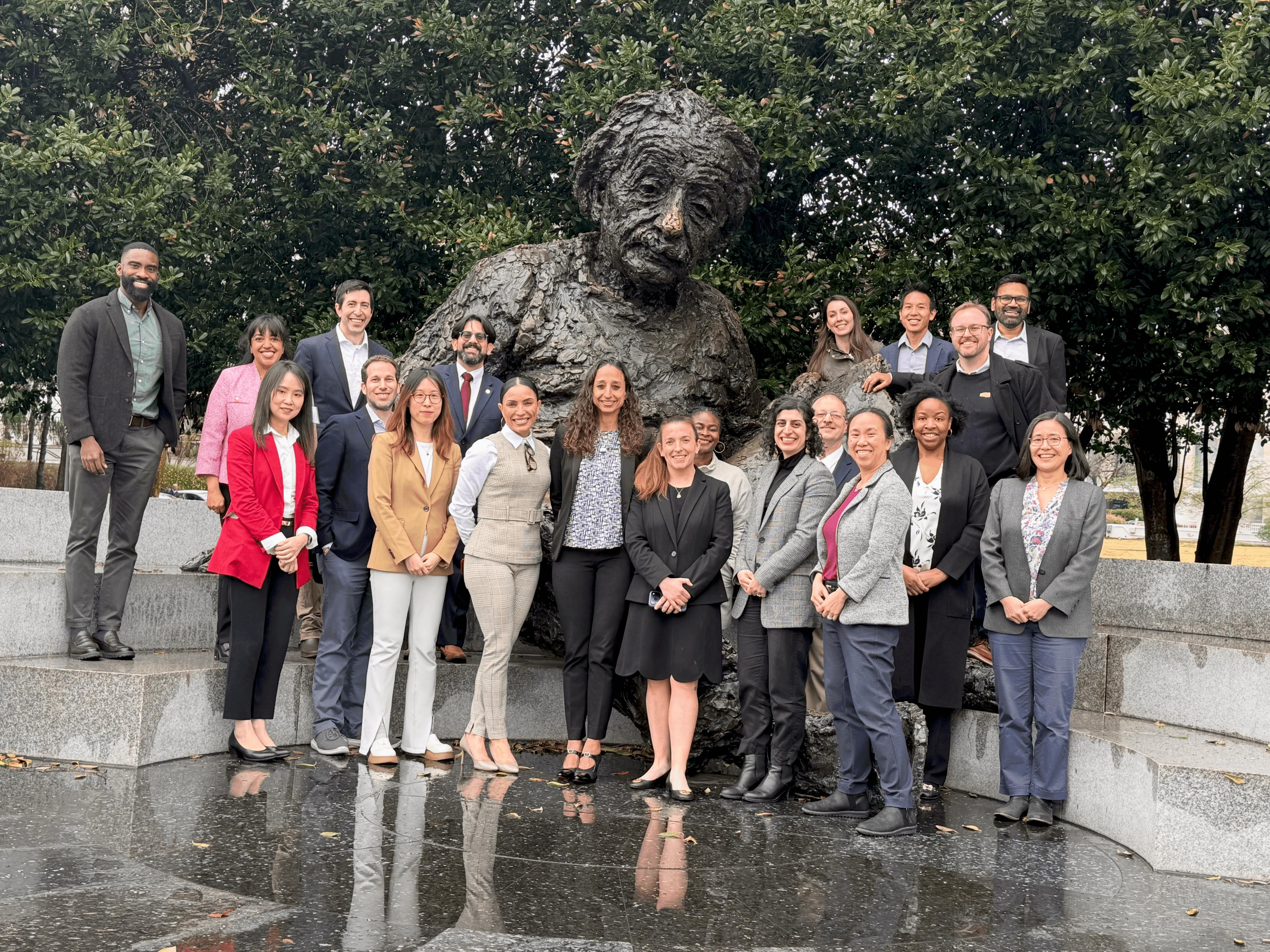 NASEM New Voices Cohort 4 at the Einstein Memorial